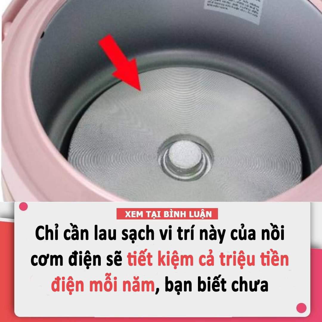 Chỉ cần lau sạch vi trí này của nồi cơm điện sẽ tiết kiệm cả triệu tiền điện mỗi năm
