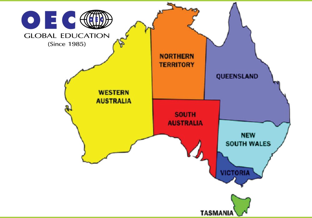 TẢI Bản đồ đất nước Úc (Australia) khổ lớn phóng to 2023