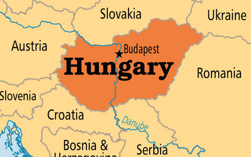 Bản đồ nước Hungary (Hungary Map) khổ lớn năm 2023