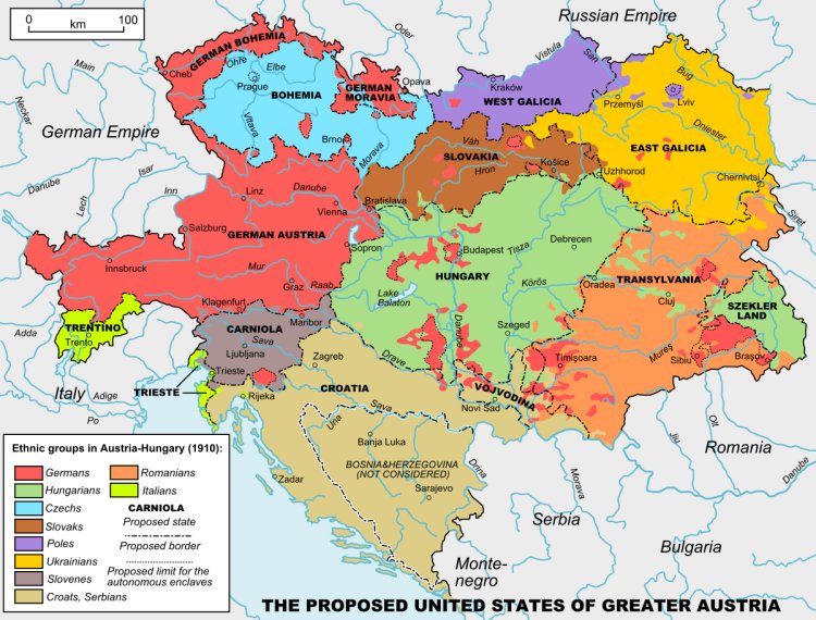 Bản đồ nước Áo (Austria), lịch sử & vị trí địa lý nước Áo