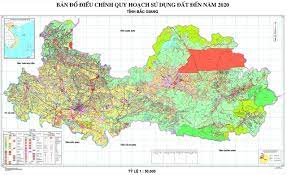 TẢI Bản đồ quy hoạch sử dụng đất tỉnh Bắc Giang đến năm 2030