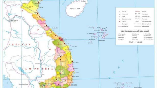 TẢI Bản đồ miền Trung Việt Nam khổ lớn Mới Nhất 2023