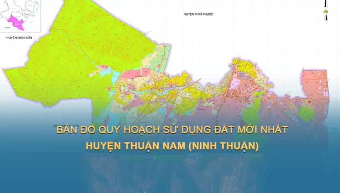 Bản đồ quy hoạch sử dụng đất Huyện Thuận Nam đến năm 2030