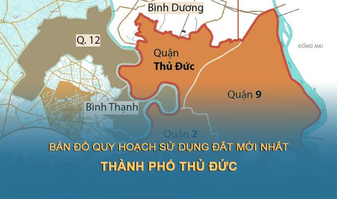 Bản đồ quy hoạch sử dụng đất Thành phố Thủ Đức đến năm 2030