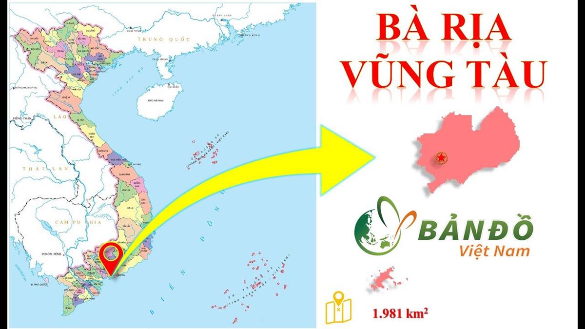 TẢI Bản đồ Hành chính tỉnh Bà Rịa - Vũng Tàu Khổ Lớn Mới Nhất 2023