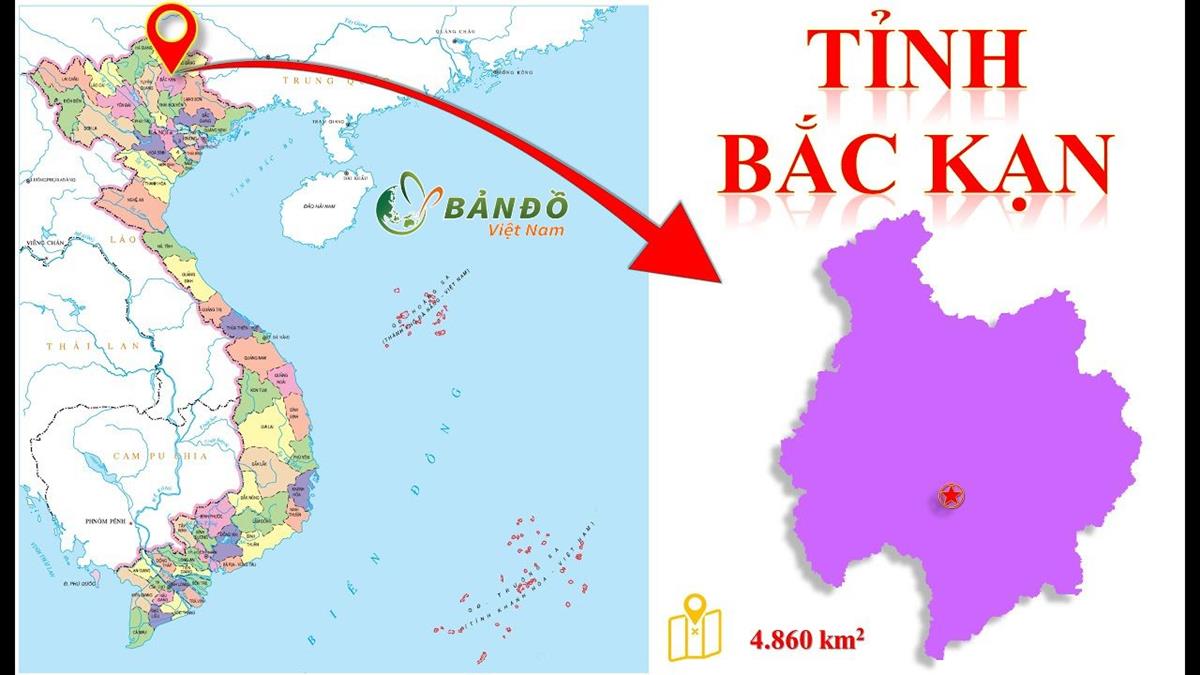 TẢI Bản đồ Hành chính tỉnh Bắc Kạn khổ lớn phóng to 2023
