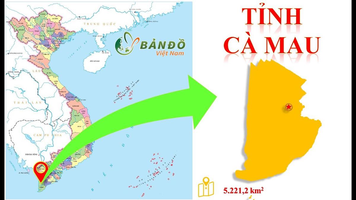 TẢI Bản đồ Hành chính tỉnh Cà Mau Khổ Lớn năm 2023