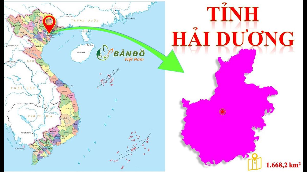 TẢI Bản đồ Hành chính tỉnh Hải Dương Khổ Lớn Mới Nhất 2023