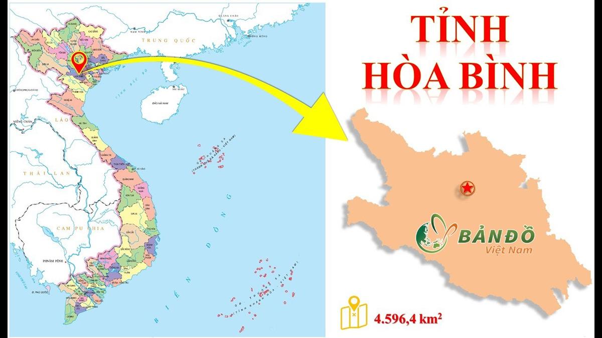 TẢI Bản đồ Hành chính tỉnh Hoà Bình Khổ Lớn Mới Nhất 2023