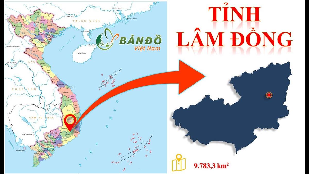 TẢI Bản đồ Hành chính tỉnh Lâm Đồng Khổ Lớn Mới Nhất 2023