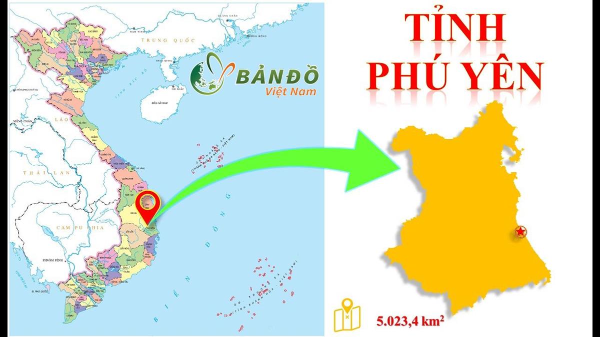 TẢI Bản đồ Hành chính tỉnh Phú Yên Khổ Lớn Phóng To 2023