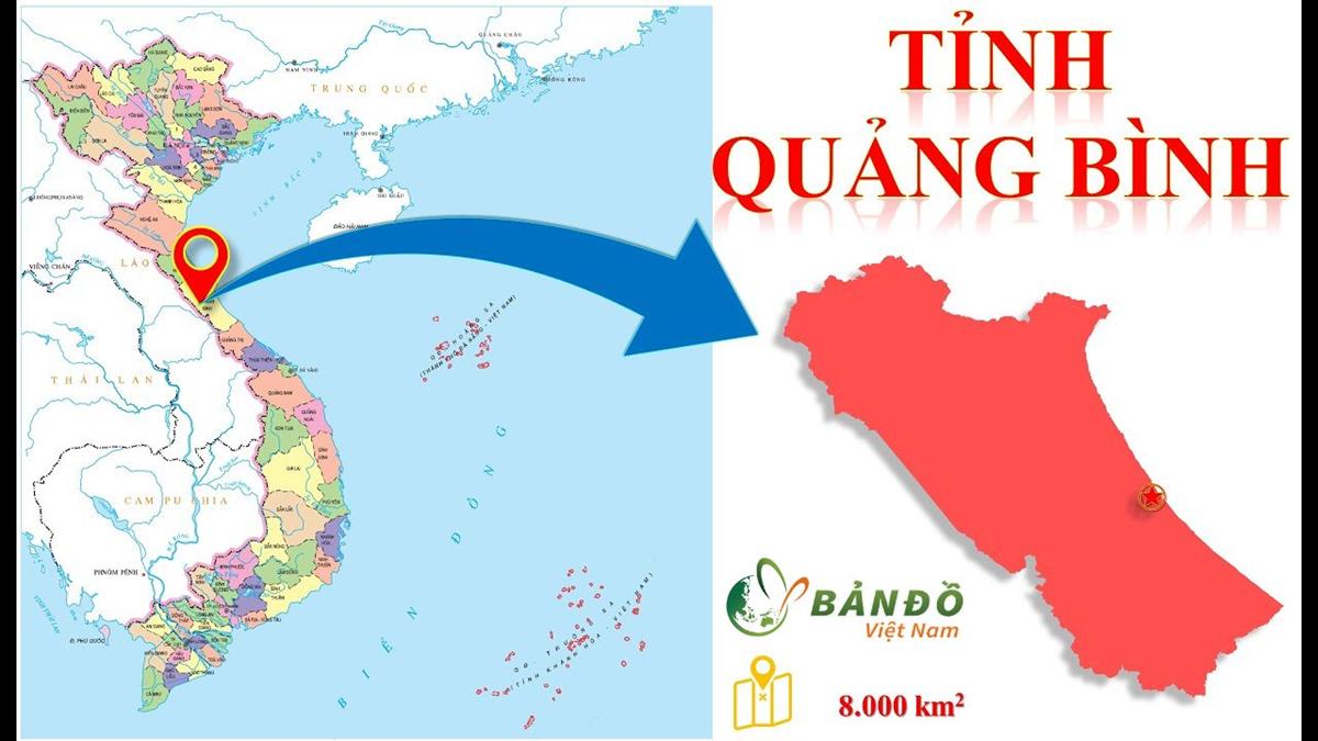 Bản đồ Hành chính tỉnh Quảng Bình năm 2023