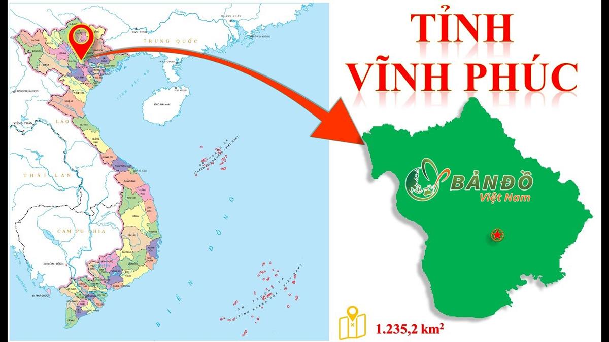 TẢI Bản đồ Hành chính tỉnh Vĩnh Phúc Khổ Lớn 2023
