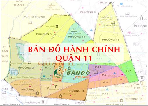 TẢI Bản đồ Hành chính Quận 11 & Thông tin quy hoạch đến năm 2030
