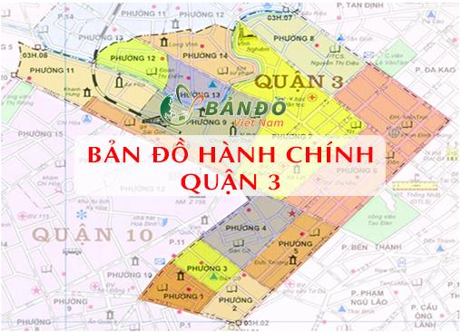 Bản đồ Hành chính Quận 3 & Thông tin quy hoạch đến năm 2030