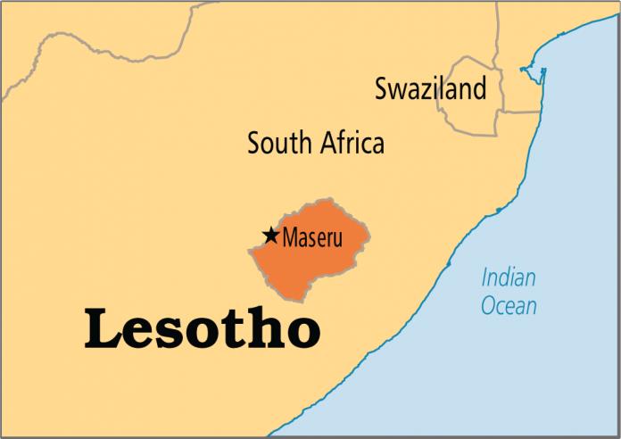 Bản đồ nước Lesotho (Lesotho Map) khổ lớn năm 2023
