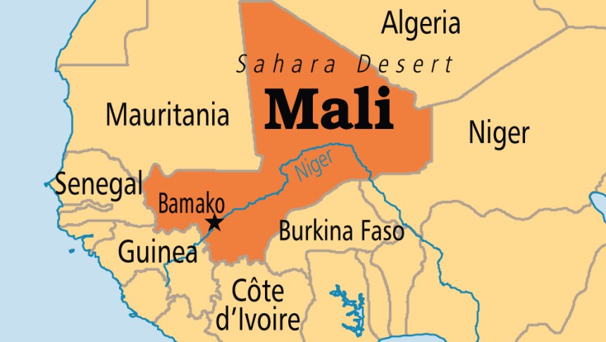 Bản đồ nước Mali (Mali Map) khổ lớn năm 2023