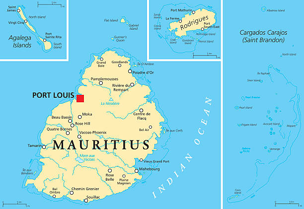 Bản đồ nước Mauritius (Mauritius Map) khổ lớn năm 2023