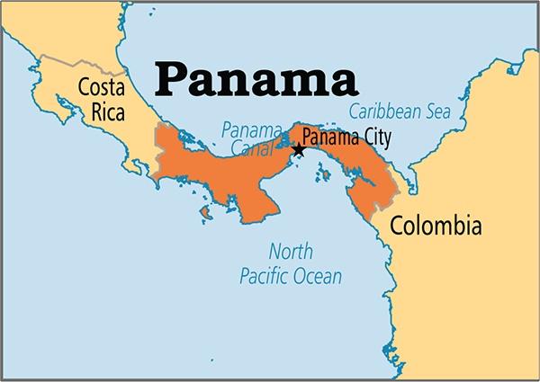 Bản đồ nước Panama (Panama Map) khổ lớn năm 2023