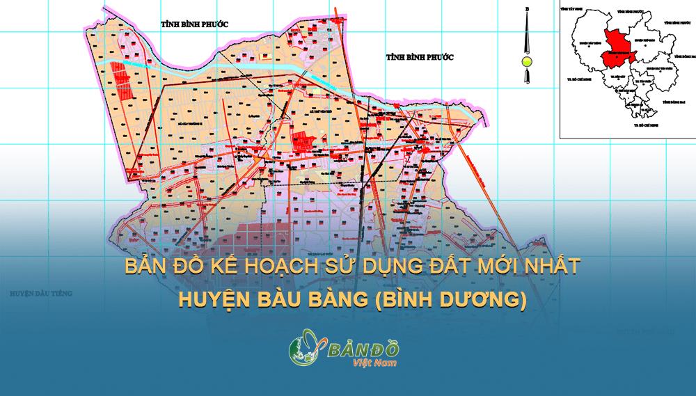 TẢI Bản đồ quy hoạch sử dụng đất huyện Bàu Bàng đến năm 2030