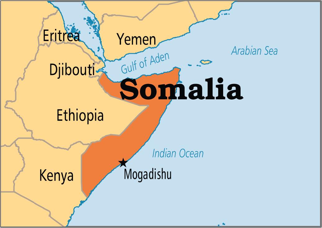 Bản đồ nước Somalia (Somalia Map) khổ lớn năm 2023