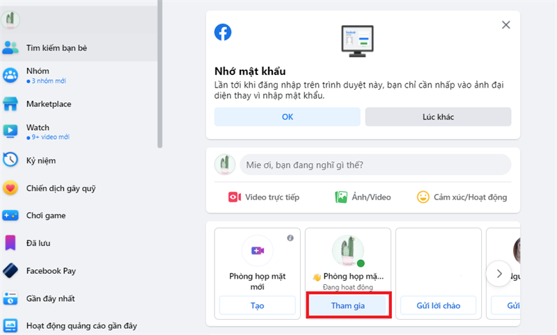 Chọn Tham gia Chọn Tham gia