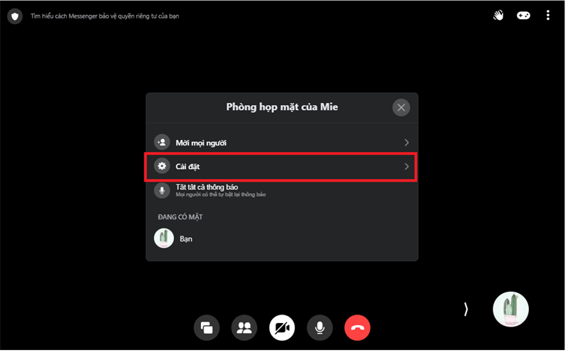3 Chọn Cài đặt