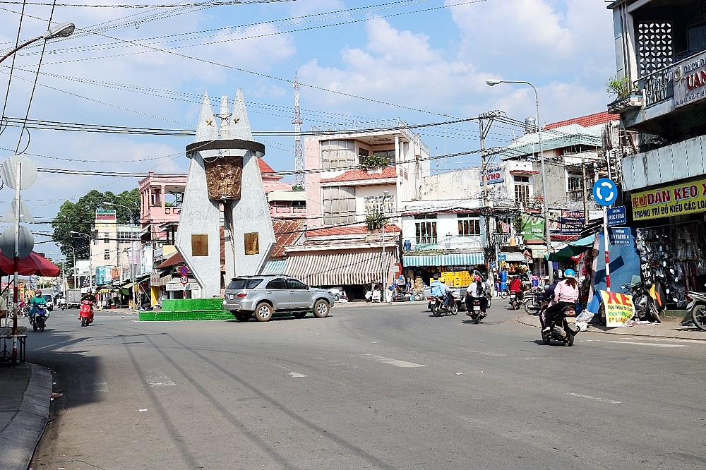 Đô thị Bến Cát hiện hữu.