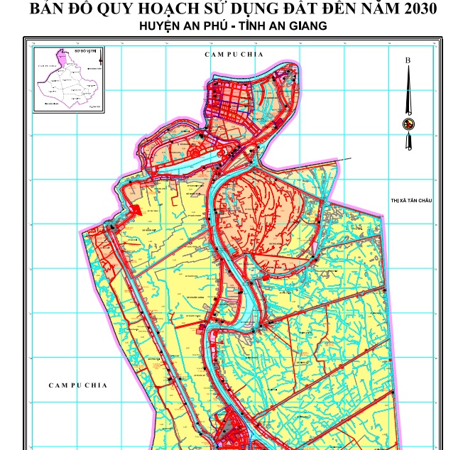 Bản đồ sử dụng đất thời kỳ 2021-2030