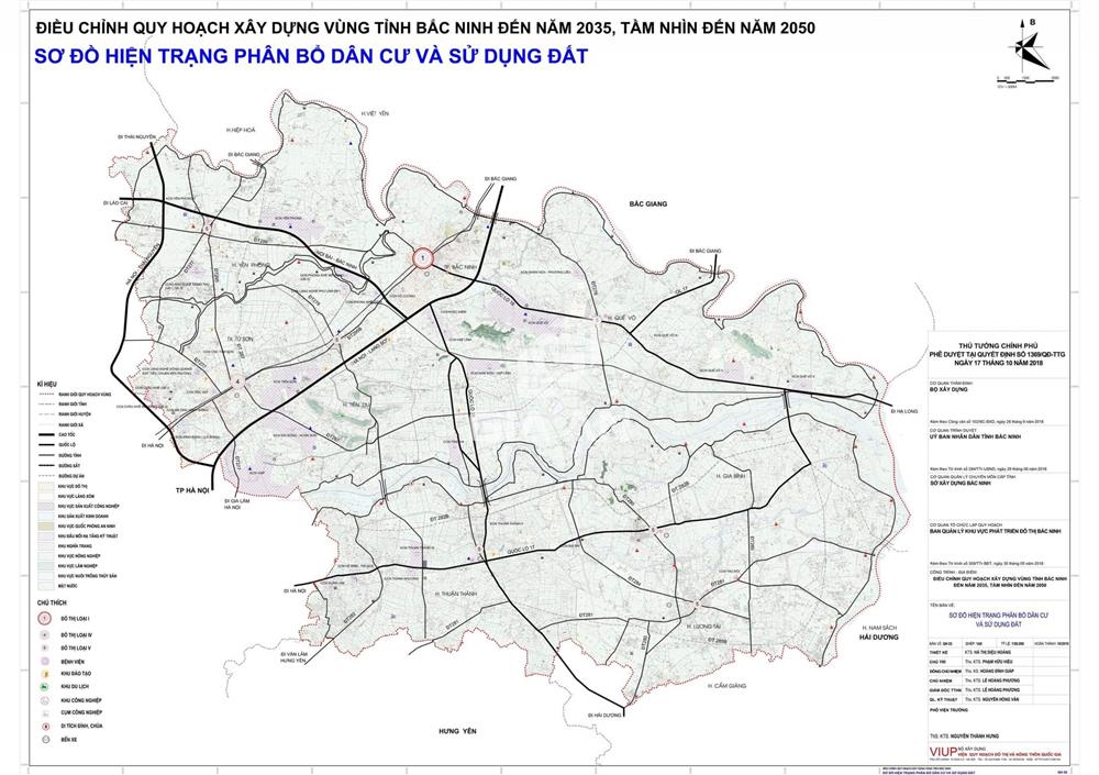 Bản đồ quy hoạch sử dụng đất thành phố Bắc Ninh Bản đồ quy hoạch sử dụng đất thành phố Bắc Ninh