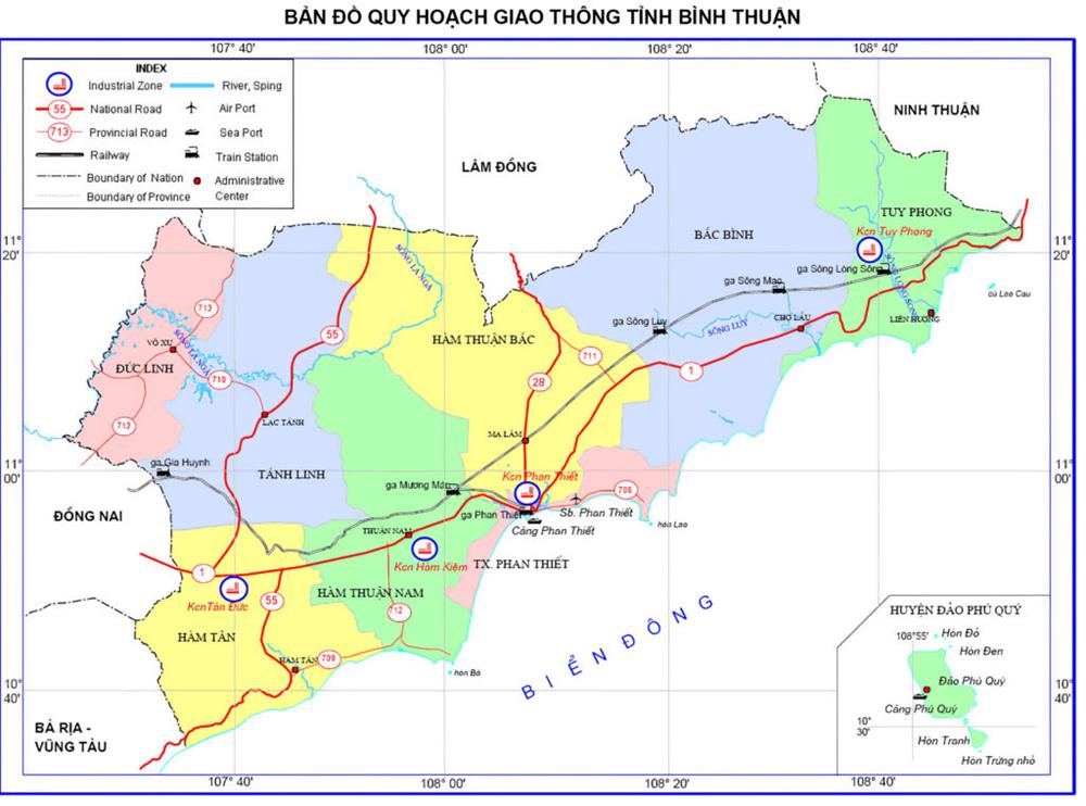 bản đồ quy hoạch tỉnh bình thuận