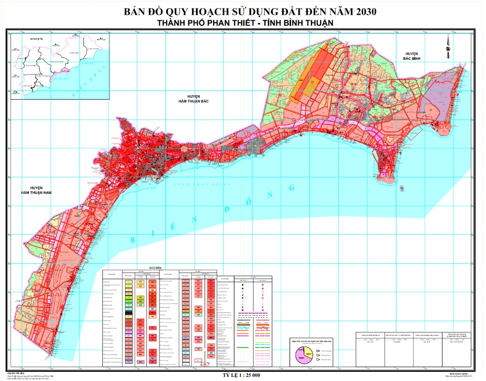 Bản đồ quy hoạch sử dụng đất đến 2030, thành phố Phan Thiết
