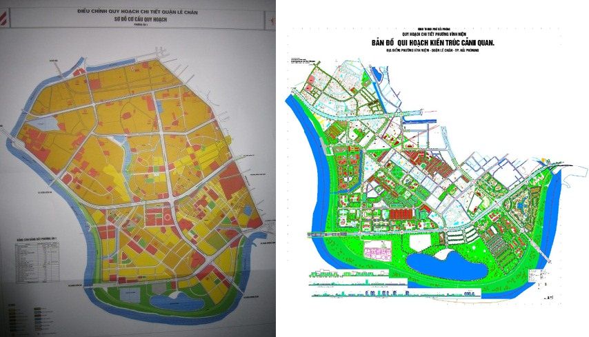 Bản đồ quy hoạch phường Vĩnh Niệm và quận Lê Chân, Hải Phòng