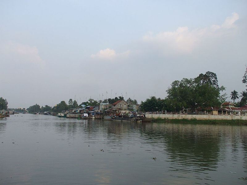 Rạch Ông Chưởng ở Chợ Mới tại tỉnh An Giang