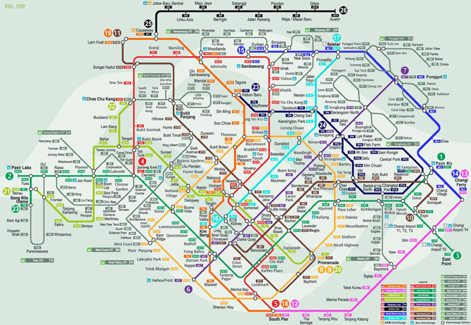 Hệ thống đường tàu tại Singapore