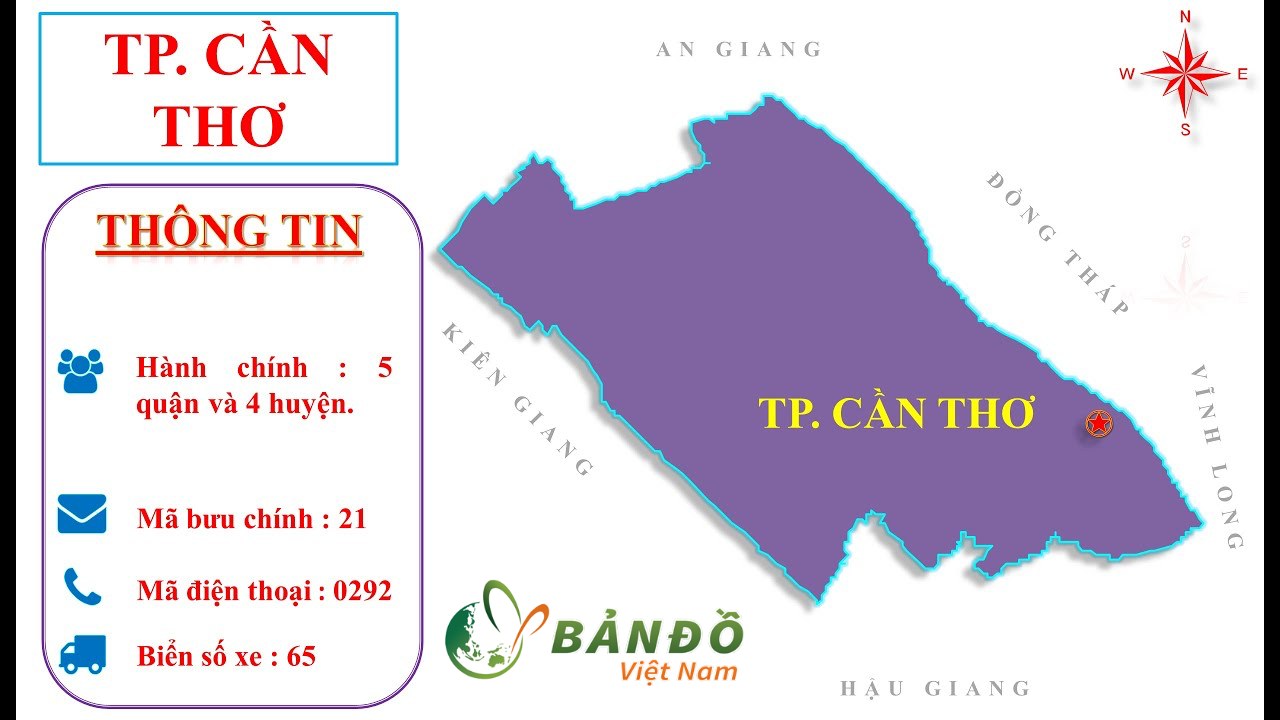 Thông tin cơ bản về thành phố Cần Thơ
