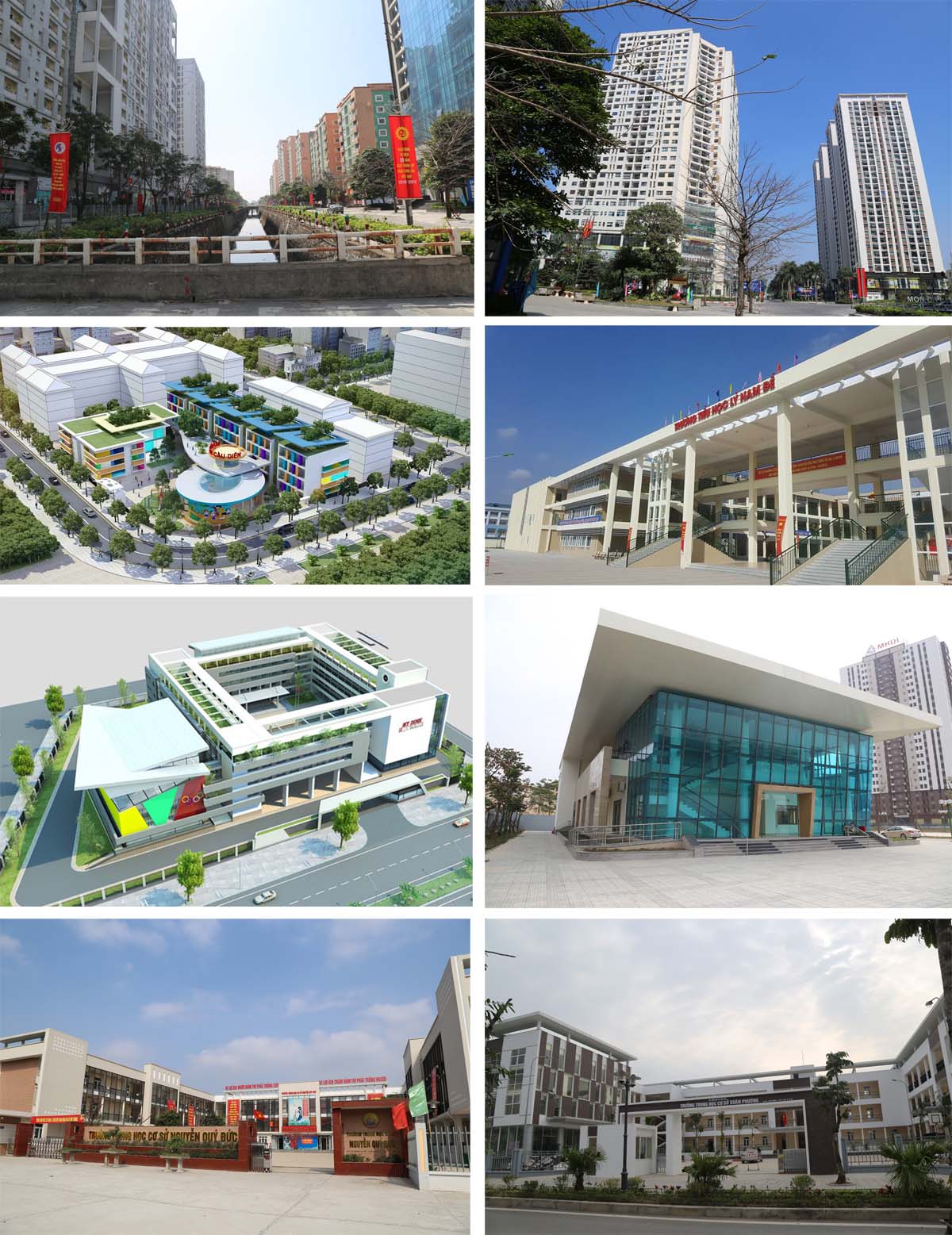 Một số công trình chỉnh trang và đầu tư xây mới trên địa bàn Quận Nam Từ Liêm trong 5 năm qua
