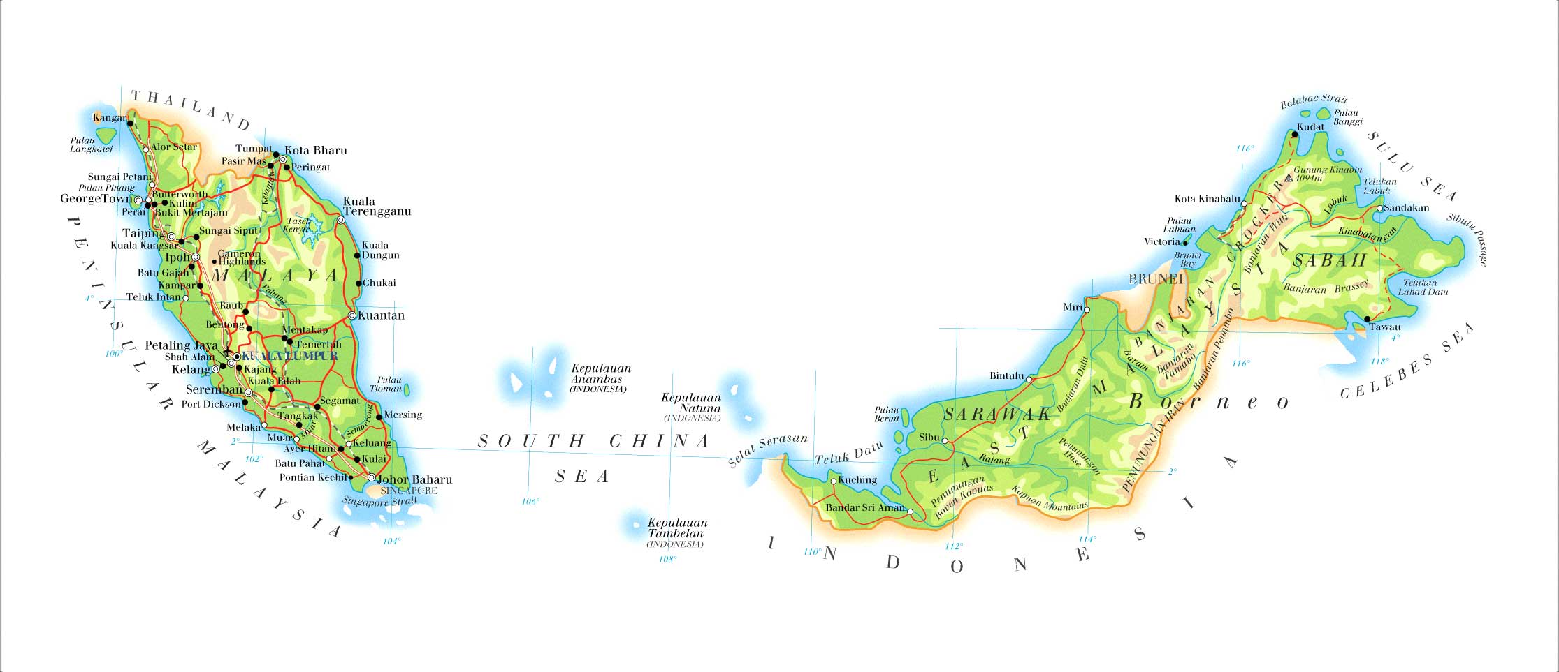 Bản đồ Malaysia