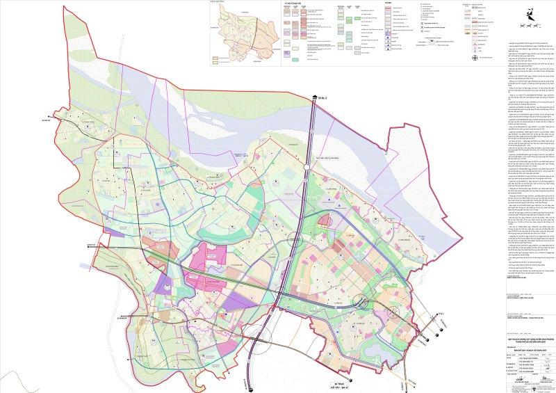 Bản đồ quy hoạch huyện Đan Phượng đến năm 2030