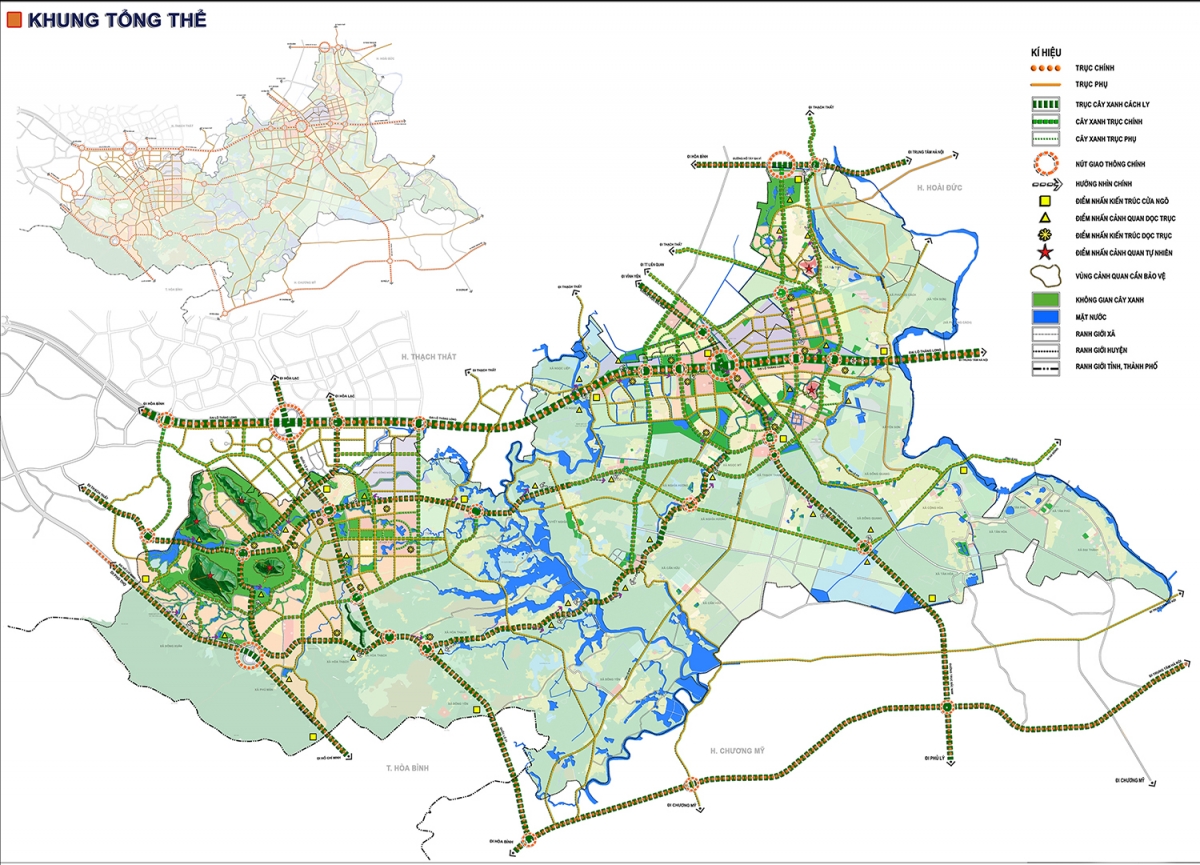 Bản đồ quy hoạch huyện Quốc Oai năm 2022