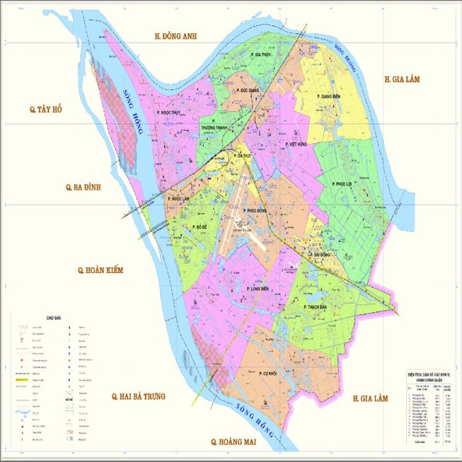 Bản đồ hành chính các xã tại huyện Thanh Oai năm 2022