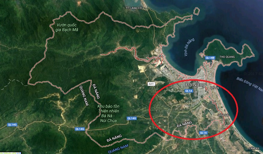 Phân khu Khu vực phía Đông Nam có diện tích đất khoảng 5.437 ha