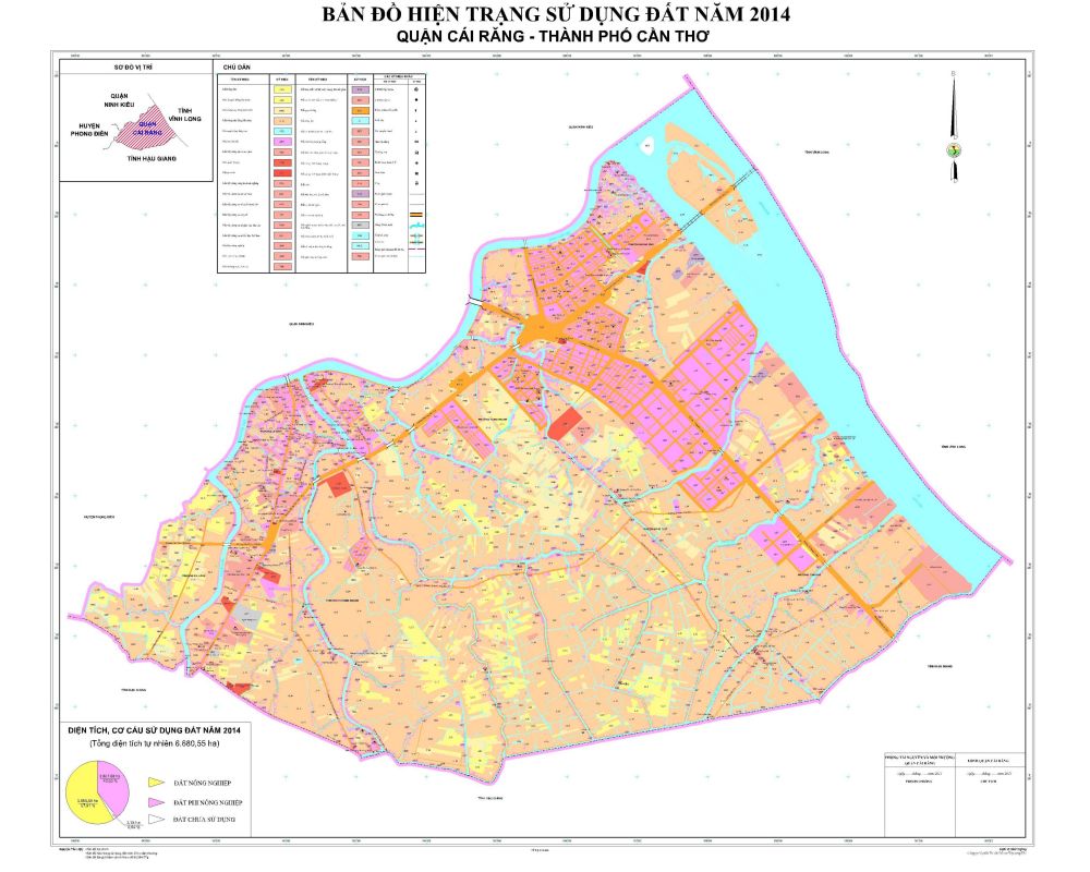 Bản đồ Quy hoạch sử dụng đất tại Cần Thơ