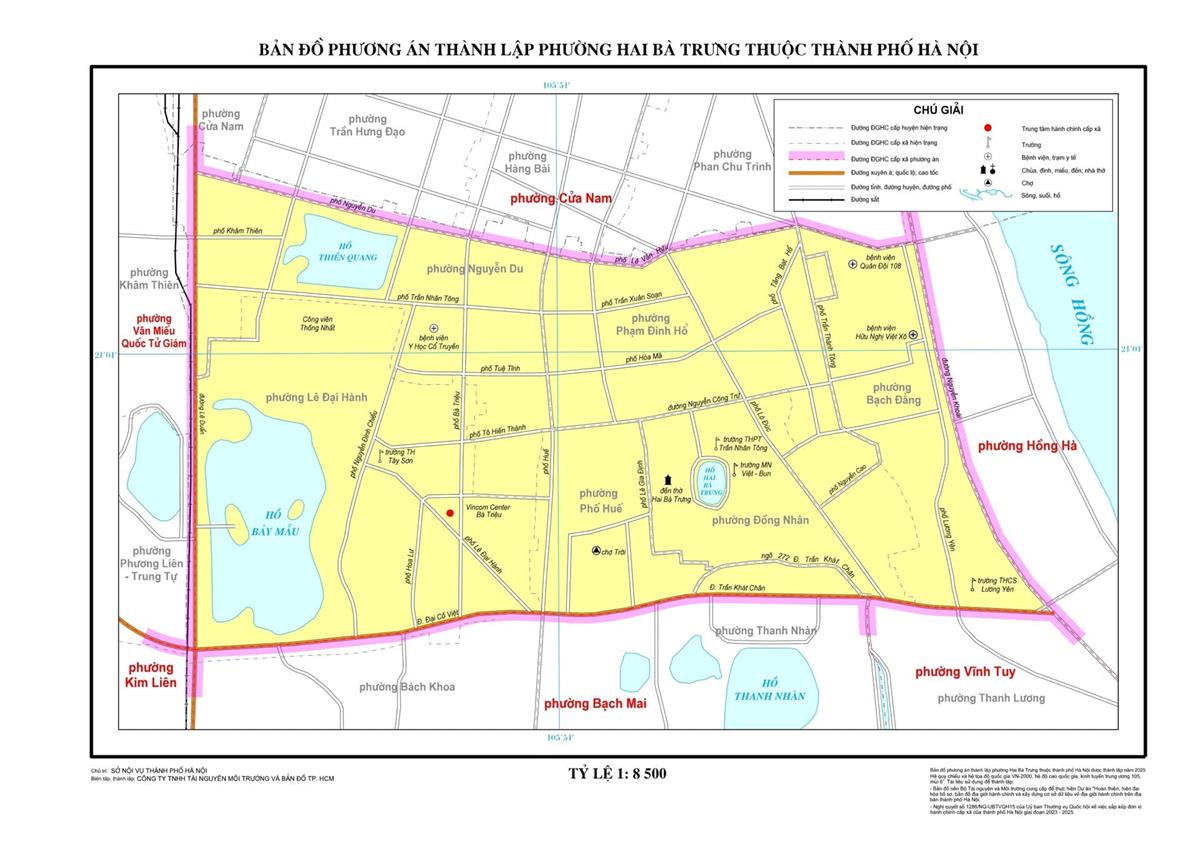 TẢI Bản đồ Phường Hai Bà Trưng, TP Hà Nội khổ lớn (2026)