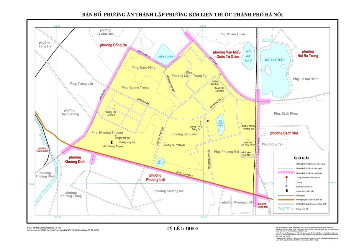 TẢI Bản đồ hành chính Phường Kim Liên, TP Hà Nội khổ lớn (2026)