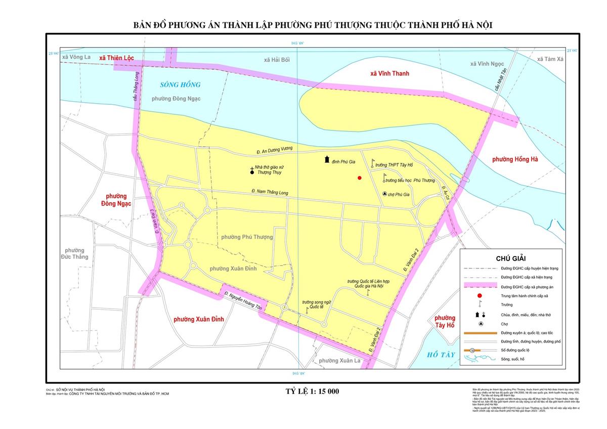 TẢI Bản đồ hành chính Phường Phú Thượng, Hà Nội khổ lớn (2026)