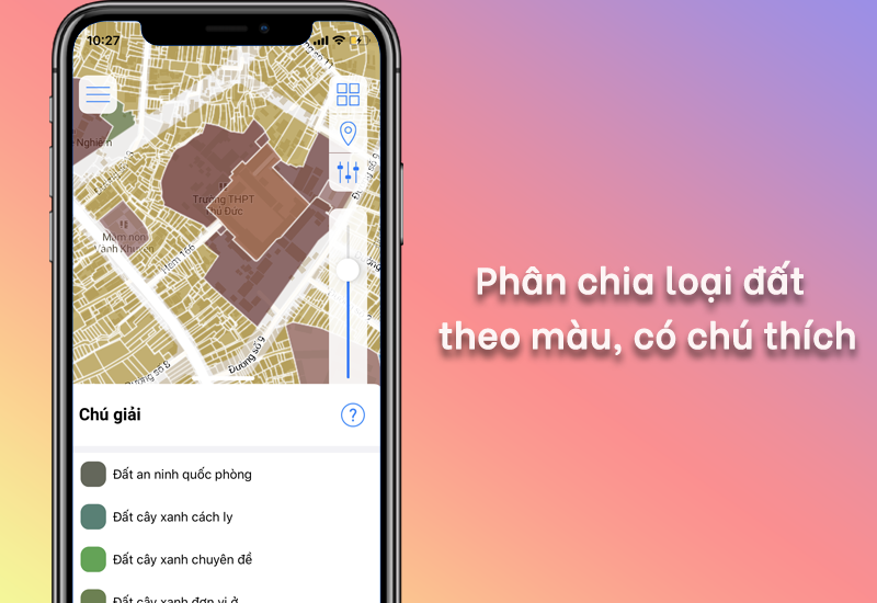 Ứng dụng TTQH TPHCM xem quy hoạch đất