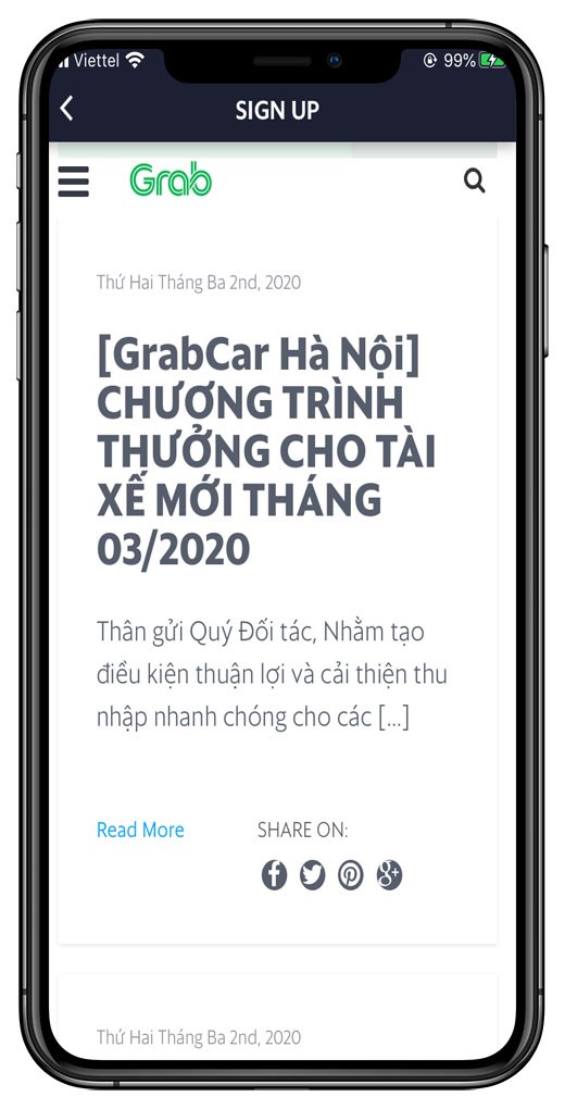  Chương trình thưởng cho tài xế Grab trên ứng dụng Grab Driver        