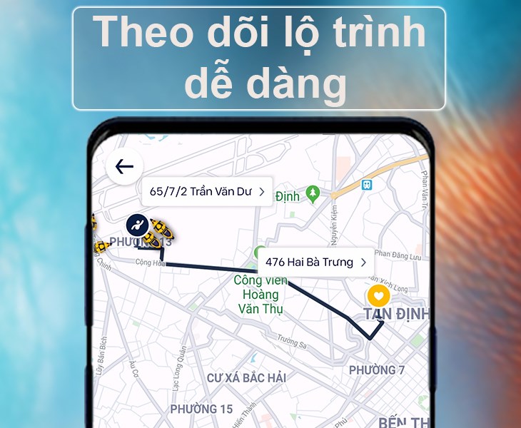 Theo dõi lộ trình tài xế