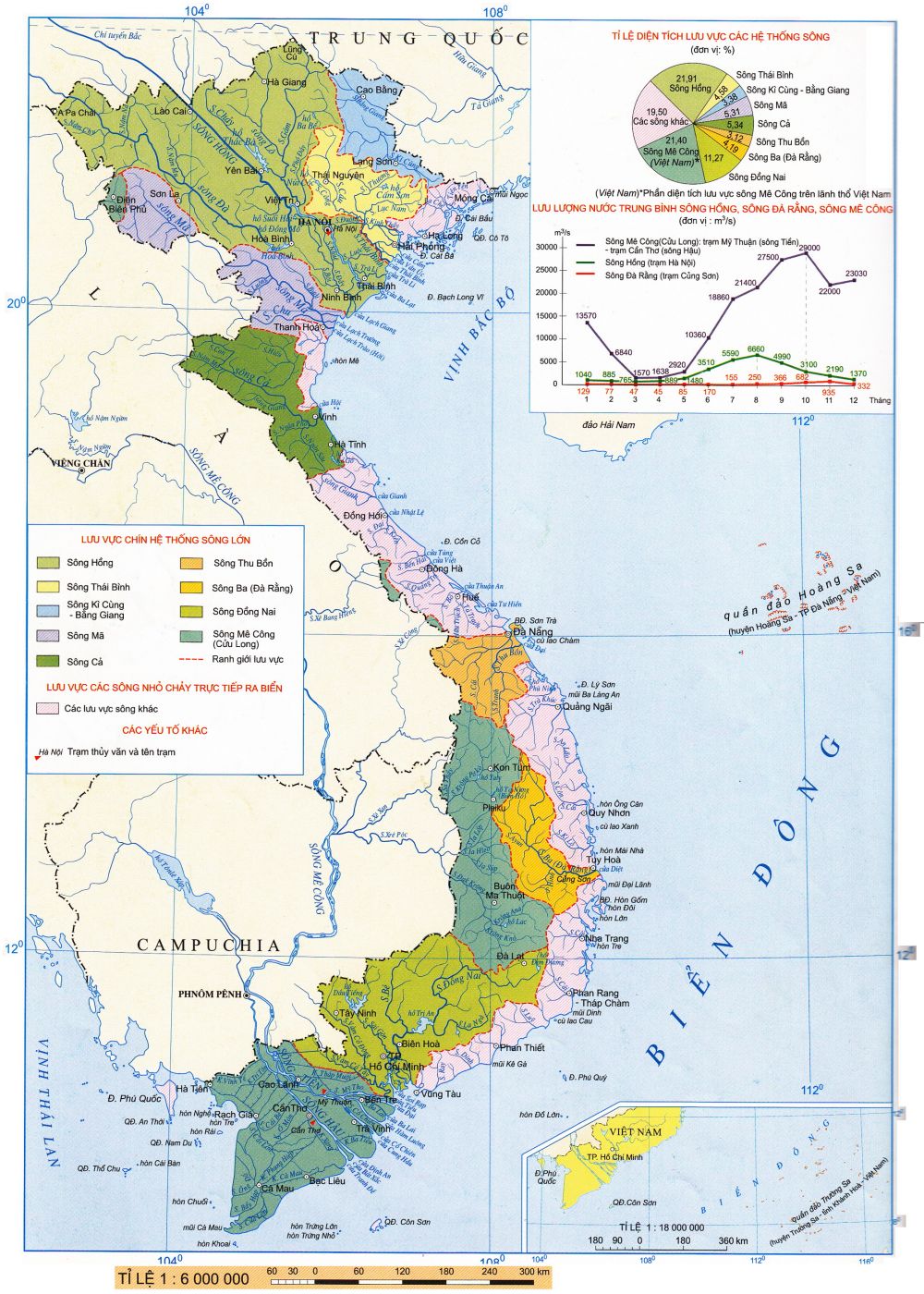 Bản đồ việt nam từ bắc vào nam